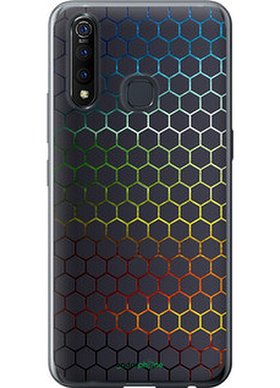 Чехол на vivo z5x переливающиеся соты "498u-1765-72104"