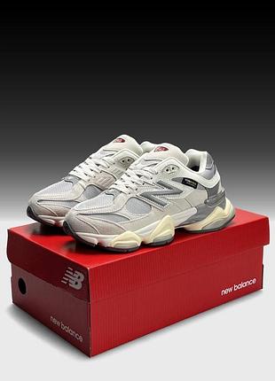 Термо кросівки new balance 9060 cordura gtx light grey beige