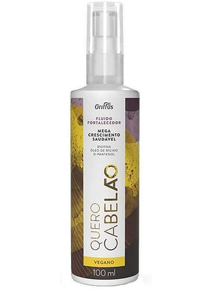 Флюїд для шкіри голови, стимулює ріст волосся griffus fluido fortalecedor quero cabelao 100 ml