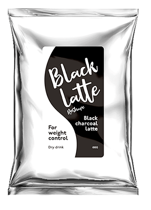 Black latte - вугільний лате для схуднення (блек латте)