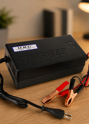 Зарядний пристрій battery charger 5a ma-1205 / зарядний пристрій автомобільного акумулятора ukc ma-1205 12v 5a
