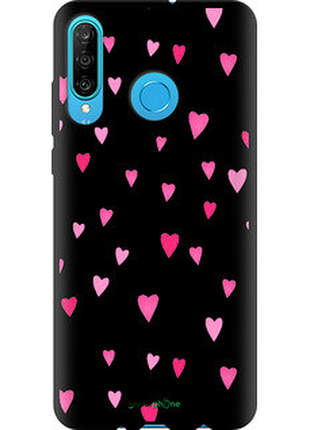 Чехол на huawei p30 lite сердечки 2 "4763b-1651-72104"