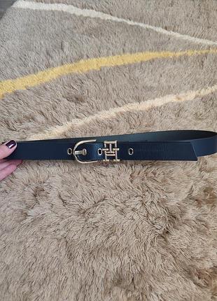 Кожаный ремень mommy hilfiger