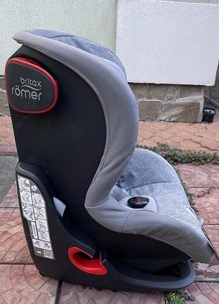Автокрісло britax king ll ls br black series grey marble zr