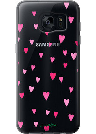 Чехол на samsung galaxy s7 edge g935f сердечки 2 "4763u-257-72104"