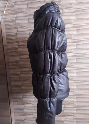 Коротка стьобана чорна курточка only на подвійному холофайбере 42-44,36-38,s,xs4 фото