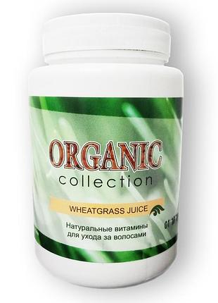 Wheatgrass - вітамини для волосся від organic collection (вітграсс)