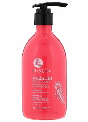 Кондиціонер з кератином для зміцнення волосся keratin smooth conditioner 500ml