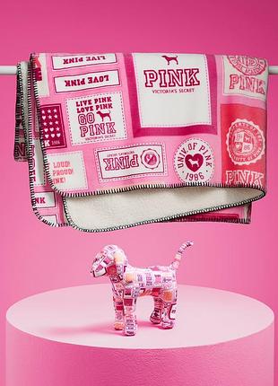 Плед pink victoria’s secret вікторія сікрет