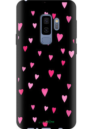 Чехол на samsung galaxy s9 plus сердечки 2 "4763b-1365-72104"