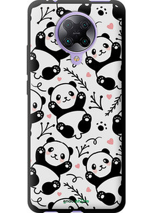 Чехол на xiaomi redmi k30 pro панды "4318b-1899-72104"