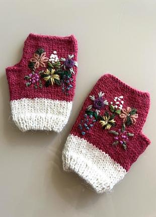 Мітенки (baby wool, альпака)