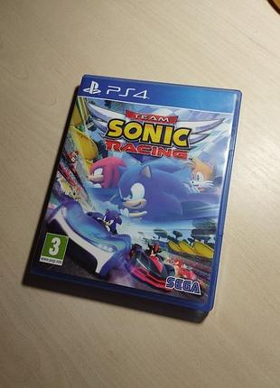 Диск team sonic racing на playstation 4