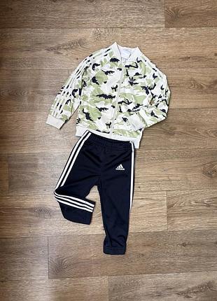Дитячий камуфляжний комплект-костюм adidas, оригінал, р.86/92, на 18м, 2.5роки, на зріст 84-92см.