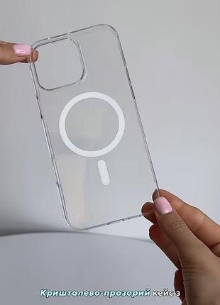 Чохол 16pro clear magsafe top