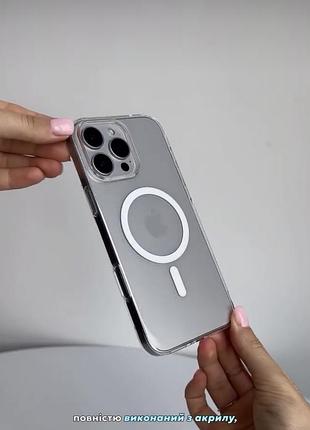 Чохол 16pro clear magsafe top 2