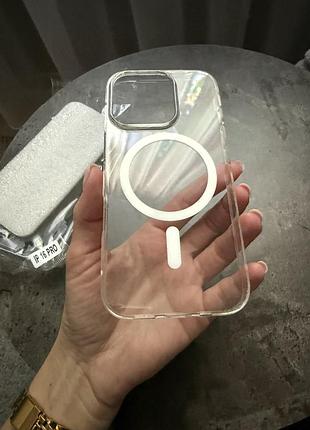 Чохол 16pro clear magsafe top 4