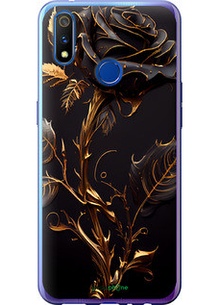 Чехол на realme 3 pro роза 3 "5552u-1863-72104"