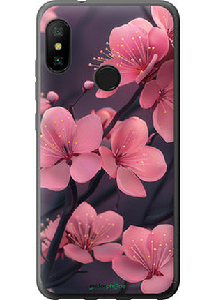Чехол на xiaomi redmi 6 pro пурпурная сакура "6075u-1595-72104"