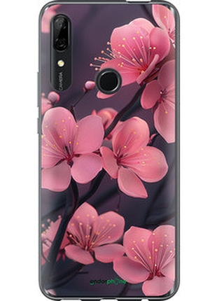 Чохол на huawei p smart z пурпурова сакура "6075u-1704-72104"