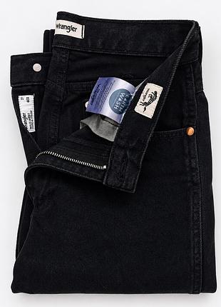 Wrangler wild west 603 high rise straight чорні джинси прямий крій з високою посадкою, w27