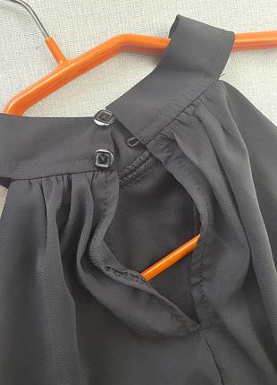 Елегантна чорна сукня zara basic у стилі мінімалізм 🖤 8