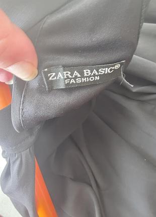 Елегантна чорна сукня zara basic у стилі мінімалізм 🖤 7