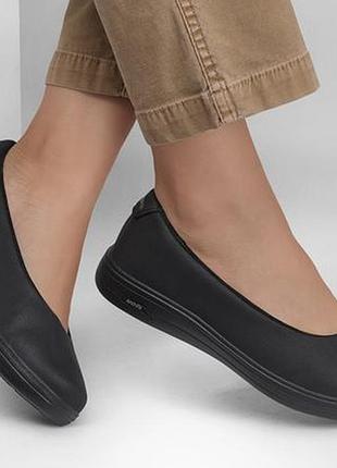 Шоколадные балетки, мокасины, слипоны skechers