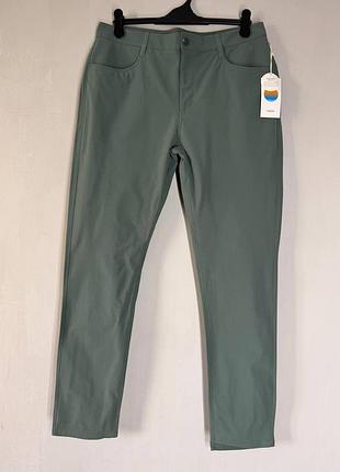 Нові технологічні чоловічі штани vuori meta pant athletic slim 32" (marsh, mens 34, з бірками