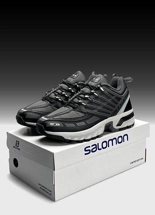 Термо кросівки salomon acs pro gtx grey black white