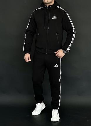 Мужской теплый спортивный костюм adidas