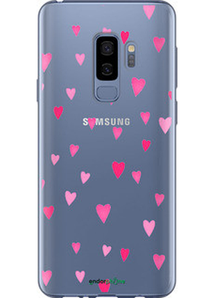 Чехол на samsung galaxy s9 plus сердечки 2 "4763u-1365-72104"