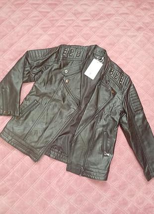 Lausons boys' faux leather studded jacket (дитяча байкерська косуха з екошкіри, декорована металевими заклепками-шипами унісекс