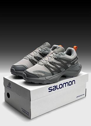 Термо кросівки salomon xt pu_re gtx light grey