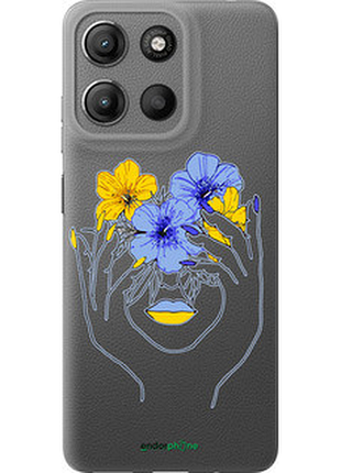 Чехол на motorola moto g15 девушка v4 "5276u-3948-72104"