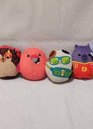Комплект игрушек антистрессов squishmallows (happy meal mcdonald's)