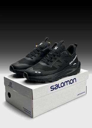 Термо кросівки salomon elixir activ gtx black white