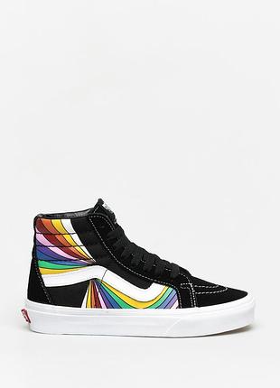 Высокие кеды vans sk8-hi reissue refract  оригинал