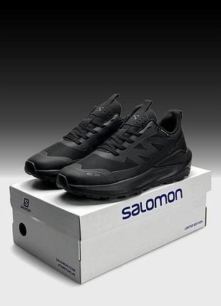 Термо кросівки salomon elixir activ gtx all black