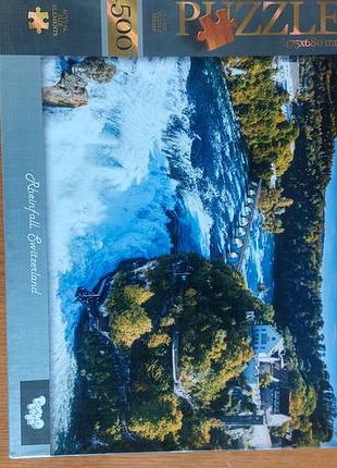 Пазлы danko toys «rheinfall, switzerland» (рейский водопад, швейцария) на 1500 элементов