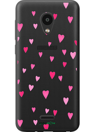 Чехол на meizu c9 сердечки 2 "4763u-1627-72104"