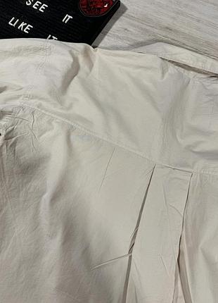 Базовая натуральная рубашка zara 3