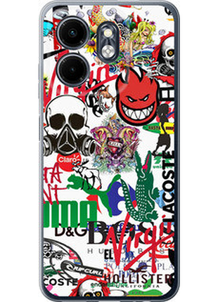 Чехол на infinix smart 9 many different logos "4022u-3809-72104"