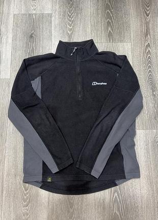 Кофта , фліска , анорак berghaus , у чорному кольорі , в розмірі м