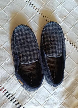 Чоловічі домашні капці-мокасини ben sherman (uk 10 / eur 44, устілка 28 см)
