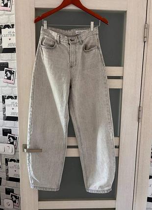 Джинси жіночі сірі bershka 34 розмір