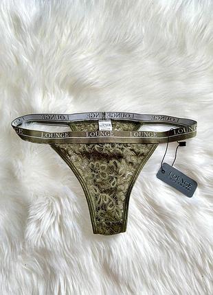 Нові мереживні трусики стринги lounge underwear, розмір m (оригінал з бірками)
