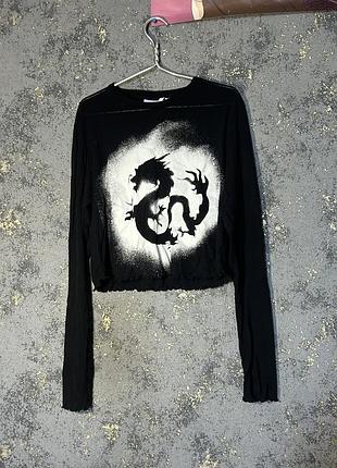 Лонгслів з драконом 🐲🐉