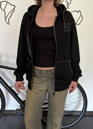 Кофта чоловіча true religion чорна розмір l