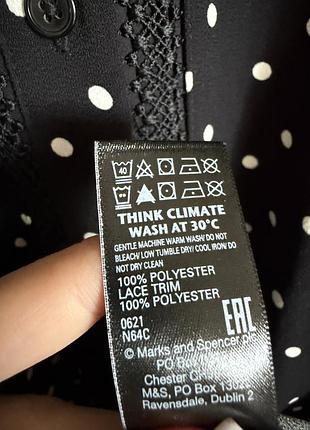 🥰 міді сукня в горошок m&s 18 7